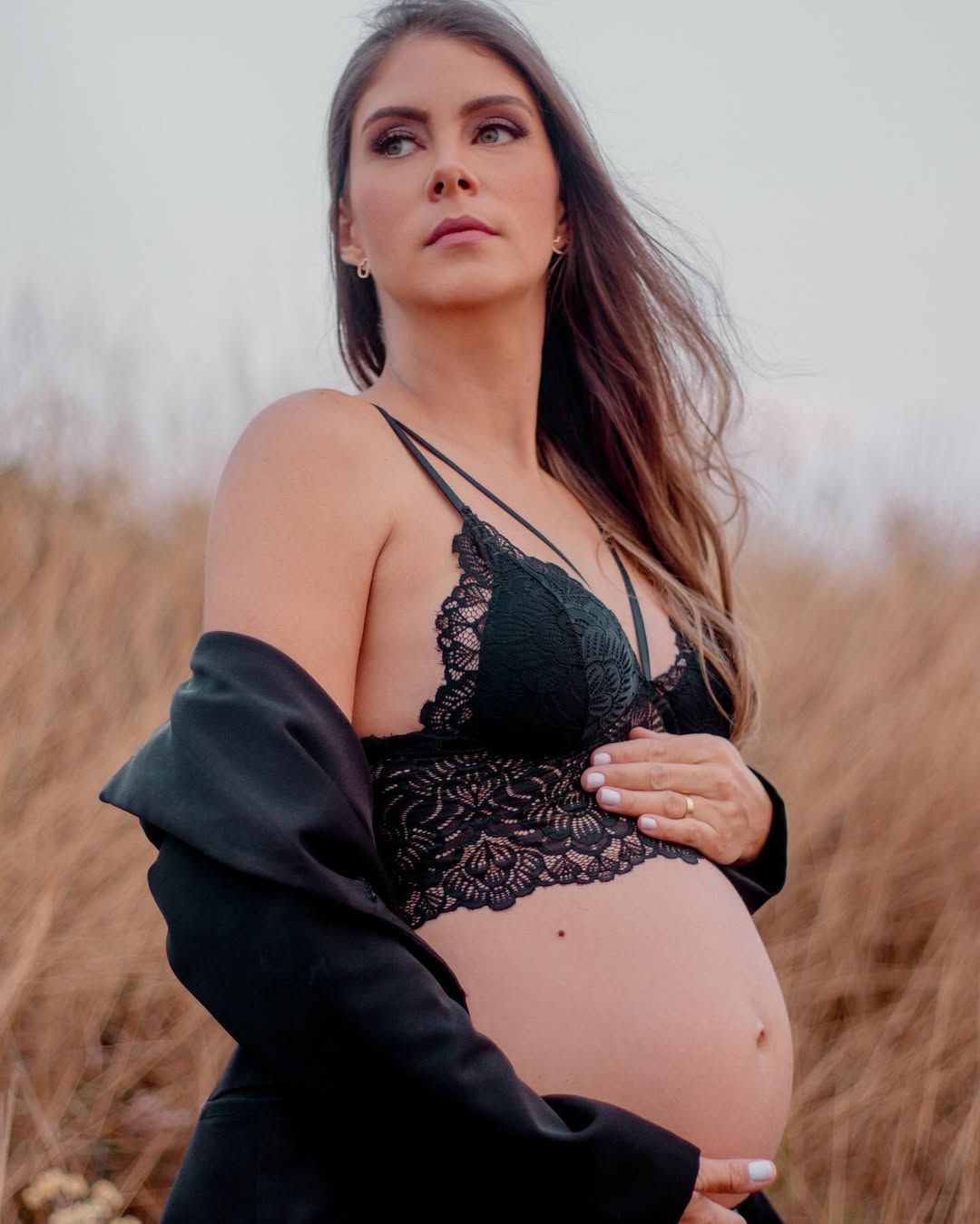 Fernanda esperando Giulia - ensaio de gestante ao ar livre